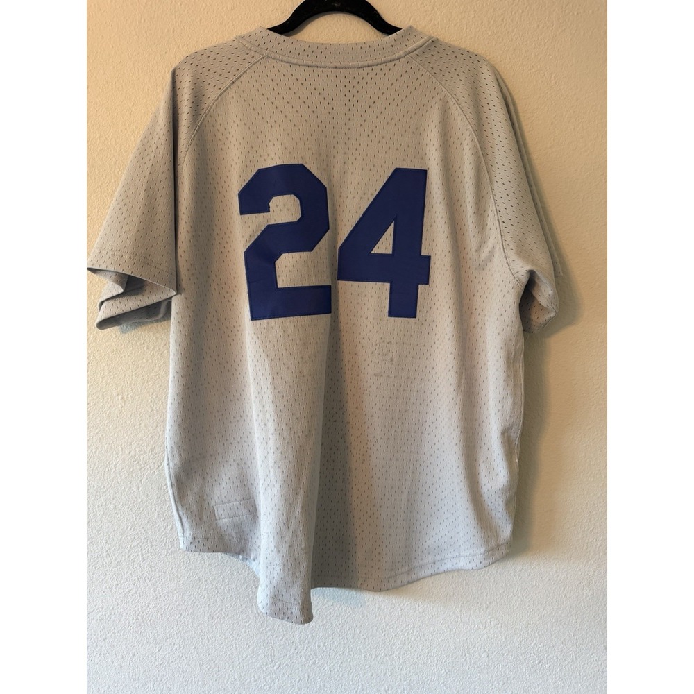 Ken Griffey Jr. Grey Seattle Mariners 1989 Authentic Pullover Baseball Jersey XL - Picture 7 of 9